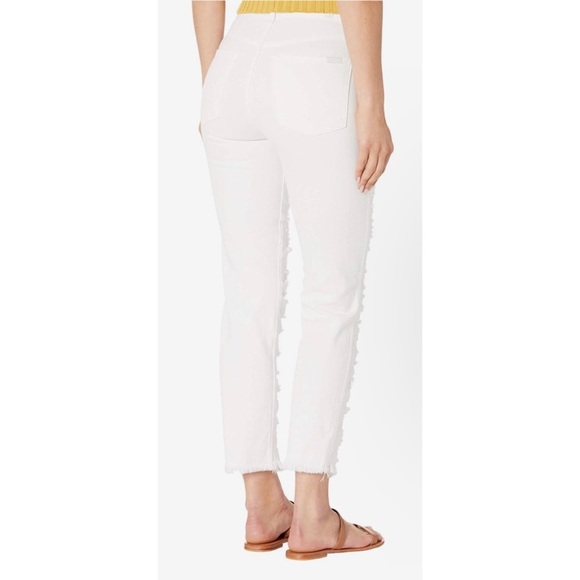 7 FOR ALL MANKIND HIGH WAIST CROPPED SHREDDED JEANS 🌺IN STORES🌺 - Picture 3 of 4